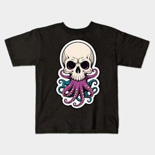 Octopus Skull 1 Kids T-Shirt